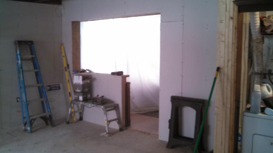 kitchen drywall