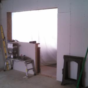 kitchen drywall